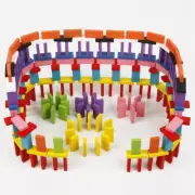 100pcs Domino Table Game Stacking Tower Tumbling Blocks Toy