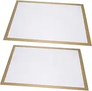 Cabilock 2 Sets Self-adhesive Picture Frames Home Magnetic Photo Frames For Paintings Display
