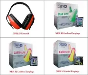 Hearing Protection Safety Ear Muffs, Earplugs, Working Shooting Noise Reduction