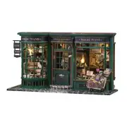 Big House Diy Miniature Dollhouse Kit Building Model Magical Villa Wood Doll Hou
