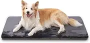 Dog Bed Crate Pad for Extra Large Dogs, High Resilience Foam Crate Mat Kennel Pad for Dog Cages,Anti-Slip Dog Sleeping Floor Pad 48 inch Dark Gray