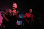 Billy Bragg Wayne Kramer perform live on stage at the Breaking Roc- Old Photo 2