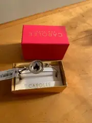 $45 Carolee Double Take Silver Tone Top Dog S 108