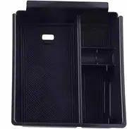 GUERBEIS Car Central Armrest Box,Fit For Hyundai, Tucson NX4 2021 2022 Storage Console Container Tray Black Vehicle Console storage box unit