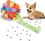 Dog Snuffle Ball Toy,Dog Interactive Puzzle Toys Dog Toys for Slow Feeder Training Dog Chew Toys for Encourage Natural Foraging Skills (B)