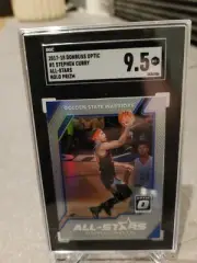 2017-18 Optic Stephen Curry #1 Holo all stars SGC 9.5