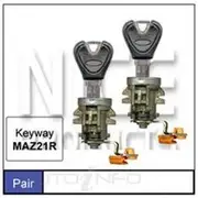 Nice Door Lock Barrel - Pair, NDL22J