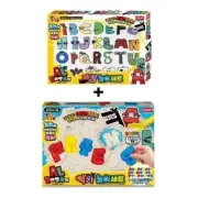 Alphabet Lore Sand Stamping Play + Magnet Play Set Baby English Learning Academy