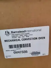 New Convection oven lab barnstead ov47335