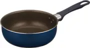 Thermos Durable series deep frying pan pot 20cm navy stove only KFI-020D NVY