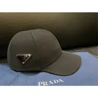 在飛比找蝦皮購物優惠-PRADA LOGO 羊毛 帽子