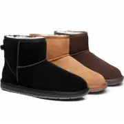 AUSTRALIAN SHEPHERD® UGG Mini Boots Men Women Sheepskin Wool Water Resistant