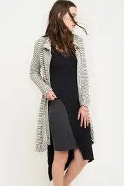 Juno Wool Asymmetric Tunic--MET-W1294