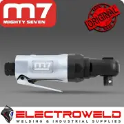 M7 Air Stubby Ratchet Wrench 3/8" Square Drive, Compact Short Pneumatic M7-NE351