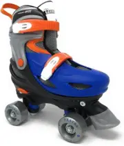 Chicago Skates Adjustable Junior Quad Skates Size Name:Medium Colour Name:Blu...