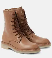 [Max Mara] Max Mara Leather ankle boots AU 5 black