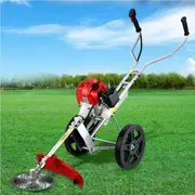 2 Stroke Giantz 62cc Petrol Brush Cutter Whipper Saw Trimmer 3-in-1 Wheel