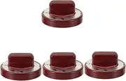 BESPORTBLE 4pcs Gas Stove Knob Replacement High-Temperature Resistant Control Knob for Gas Cooktop Ergonomic Design Convenient Daily Use