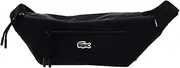 [Lacoste] Men's Neocroc Waist Bag, Black, One Size