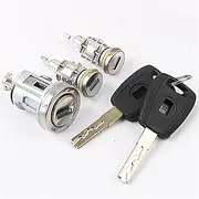 GIFAYUAN Fit for Fiat SIP22 Blade with 2 Keys for Locksmith Tools Complete Set Ignition Door Trunk Lock Barrel Cylinder