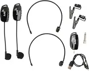 Cryfokt Wireless Instrument Microphone System, 2.4G Clip On Horns, Saxophone, Trumpets, Clarinets, Saxophones