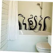4PCS Octopus Tentacles Wall Sticker Sea Animal Wall Decal Mural Home Art
