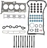 Engine Part Full Gasket Set & Head Bolts Fit 2.4 L ED3 For 07-20 2.4L, Compatible For CHRYSLER 200, Compatible For DODGE AVENGER, Compatible For JEEP COMPASS AHS2086 68188889AE