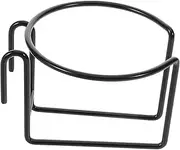 GRADENEVE Shopping Cart Cup Holder Go Cart Water Bottle Holder for Bike Wheelchair Cup Holder Cart Bottle Rack Shopping Cart Cup Hanger Stroller Trolley Cup Holder Black -usable