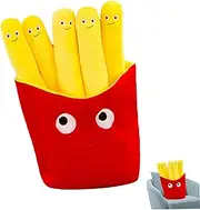 French Fries Food Plush, 11.8 Inch Funny French Fries Stuffed Toy, Soft Food Plushie Throw Pillow