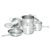 Scanpan Commercial Cookware Professional Quality Impact Bonded Base Set 5pcs