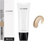 Perbella Cc Cream Self Adjusting for Mature Skin, Cc Cream Color Correcting Moisturizer, Universal Foundation Makeup for All Skin Tones, Tone Adjusting Primer, Non-Greasy Breathable (ivory)