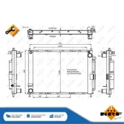 Fits Renault Modus Clio 1.4 1.6 + Other Models Air Conditioning Condenser NRF