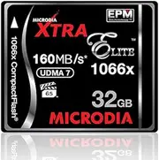 MICRODIA Xtra Elite CF Card 32GB UDMA-7 1100X VPG 65 168MB/S 25230