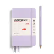 Weekly Planner 2025, Hardcover (Lilac) - A6