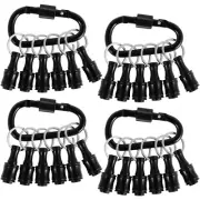 24Pcs 1/4 Inch Hex Shank Screwdriver Bit Holder Bit Holder Keychain Drill Bit ༄