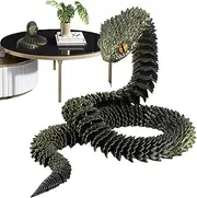 Articulated Animals | Desk Articulated Animal Decor,2.5 Ft Long Flexible 3D Printed Snake for Kids Adults Party Desk Home Decoration Easter Basket Filler