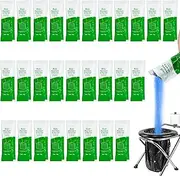 RAINFLOW Poo Gel for Portable Toilet - 28 Packs Camping Toilets Bags Lemon Eco Gel for Camping Toilet Scented Absorbent Gel for Emergency Toilet Essentials Supplies Composting Cleaning Preparations