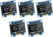 5 Pcs 1.3 Inch IIC I2C OLED Display Module 128X64 Pixel SH1106 Screen Module Com