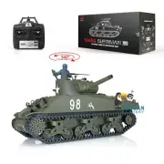 2.4G Henglong 1/16 Scale TK7.0 Plastic M4A3 Sherman RTR RC BB IR Tank 3898 Sound
