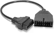 Skycityworld 12Pin OBD1 to 16Pin OBD2 Connector Diagnostic Adapter Converter Cable Compatible with GM Vehicles, 1.3ft/40cm