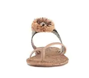 NEW SAM EDELMAN CIRCUS BARBARA SLIDE SANDALS TOE LOOP WOMENS 8 'CASHMERE'
