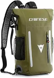 DAINESE, Explorer Backpack WP Waterproof PVC Backpack with Breathable Backrest, Adjustable Shoulder Straps and Water Resistant Pockets, Reflective Details, Outdoor and Motorcycle Unisex