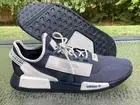 Adidas Originals NMD_R1.V2 Men’s Sizes Knit Athletic Navy/Off-White H01253 Shoes