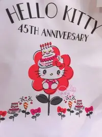 在飛比找Yahoo!奇摩拍賣優惠-♥小花花日本精品♥Hello Kitty45th手提袋小巧輕