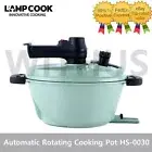 LAMP COOK HS-0030 Automatic Rotating Cooking Ellipse Mini Pot Camping Oven BBQ