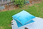 Luxury Sky Blue Velvet Cushion Pillows, Velvet Pillow Cushion Cover, Decorative Pillows, Velvet Cushion, Linen Connections Home Decor