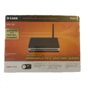 D-Link DPR-1260 Multifunction Rangebooster G USB Print Server NEW SEALED