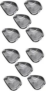 Gatuida 2sets Smoke Cab Maker Cover Light Lens Universal Fitment for F-250 No Cutting Needed 5pcs*2
