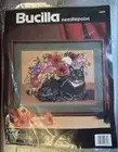 Bucilla Needlepoint Kit Barney Poppy Country Black White Cat Sealed Gre Gerardi