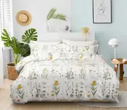 Jasmine Duvet/Doona/Quilt Cover Set - Queen/King/Super King Size Bed M456